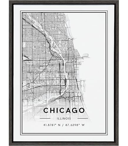 Amazon.com: Map Chicago 1872 NThe City Of Chicago As It Was Before