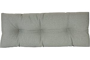 Klear Vu The Gripper Omega Non-Slip Tufted Bench Cushion for Indoor Furniture, Entryway Storage, Bay Window, Corner Nook or Piano Seat, 35 Inches, 12 Spa
