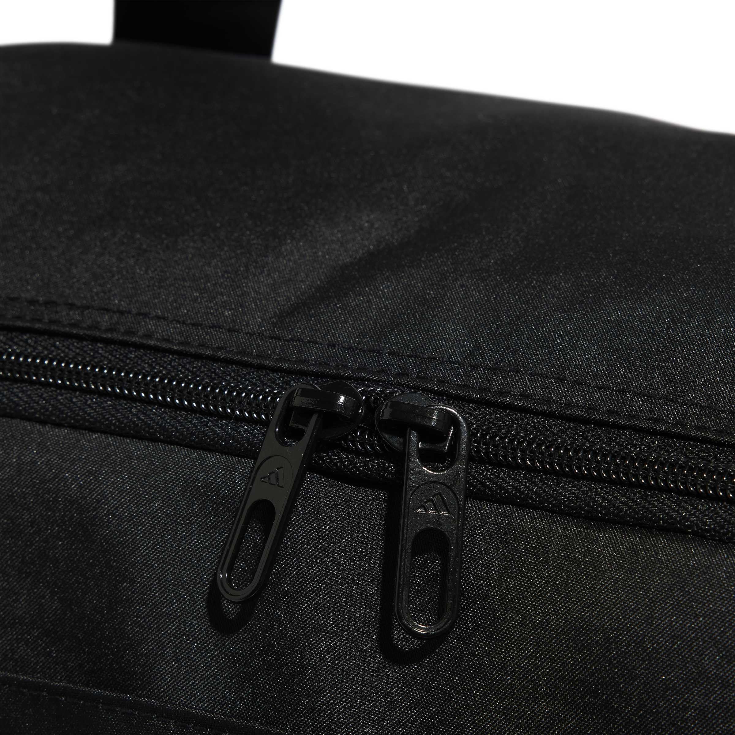 adidas Unisex Essentials Linear Duffel Bag Duffel Bag, Black/Black/White, S 5