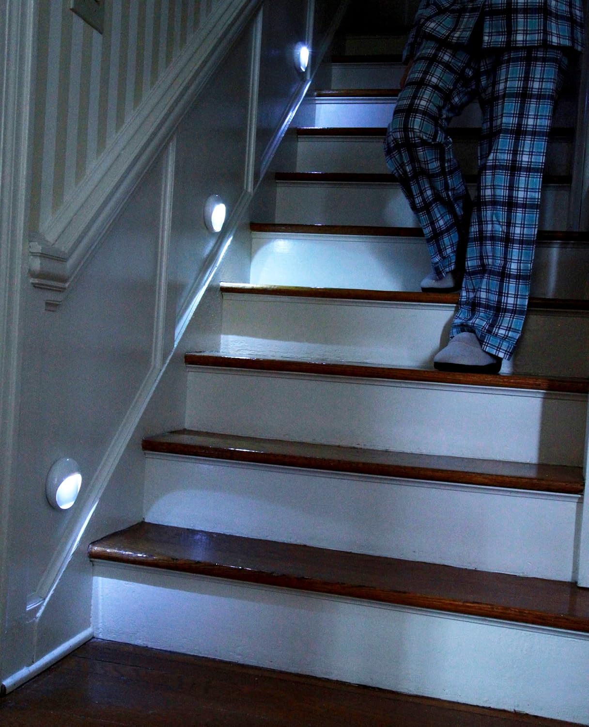 PathLights Wireless LED Stair Lights Set of 5 Amazon.co.uk Kitchen & Home