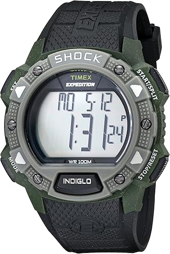 timex expedition shock digital compass watch