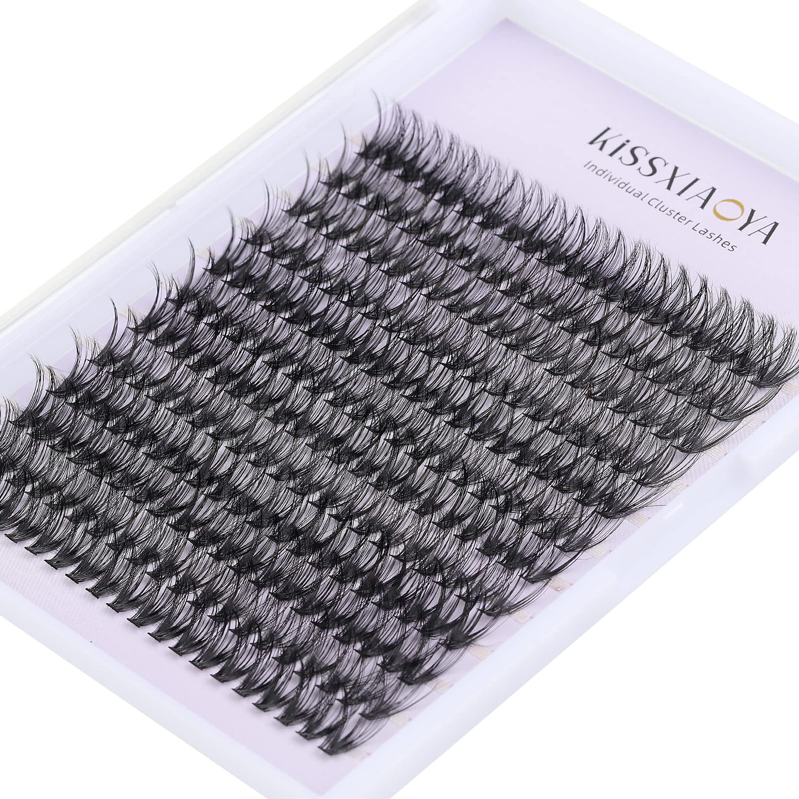 Cluster Eyelash 240pcs 40D 0.07 D Curl 15mm Cluster Eyelashes Extensions, Soft Individual Lashes Natural False Eyelashes Clusters DIY Eyelash Extension At Home (15mm, 40D-D-0.07) — image 1