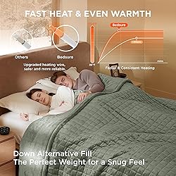 Bedsure Electric Blanket Queen Size - Dual Control