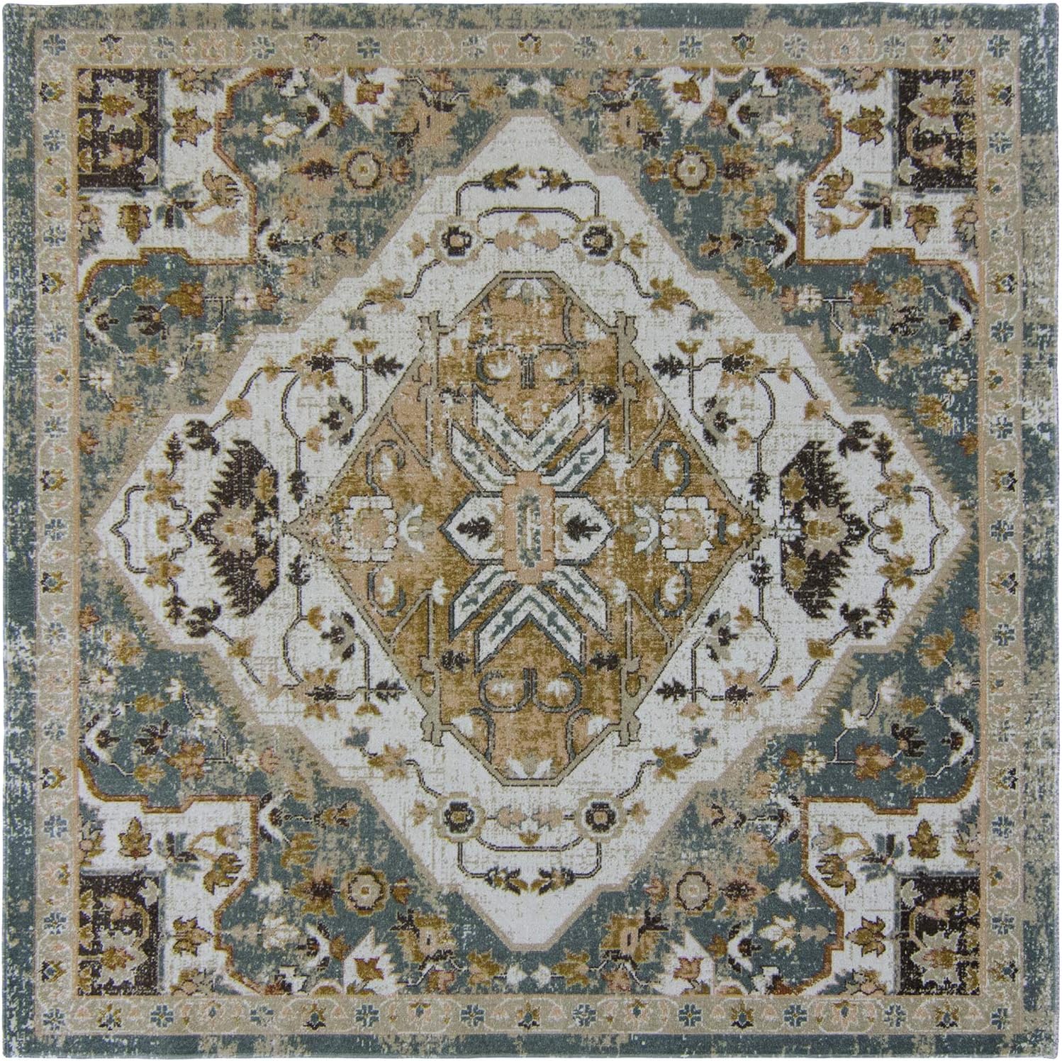 Gertmenian 22164 Outdoor Bohemian Rug Distressed Patio