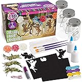 B Me Make Your Own Fairy Lantern Night Light - Children’s DIY Fall Craft for Kids - 3 DIY Fairy Jars Lamp Set for Girls…