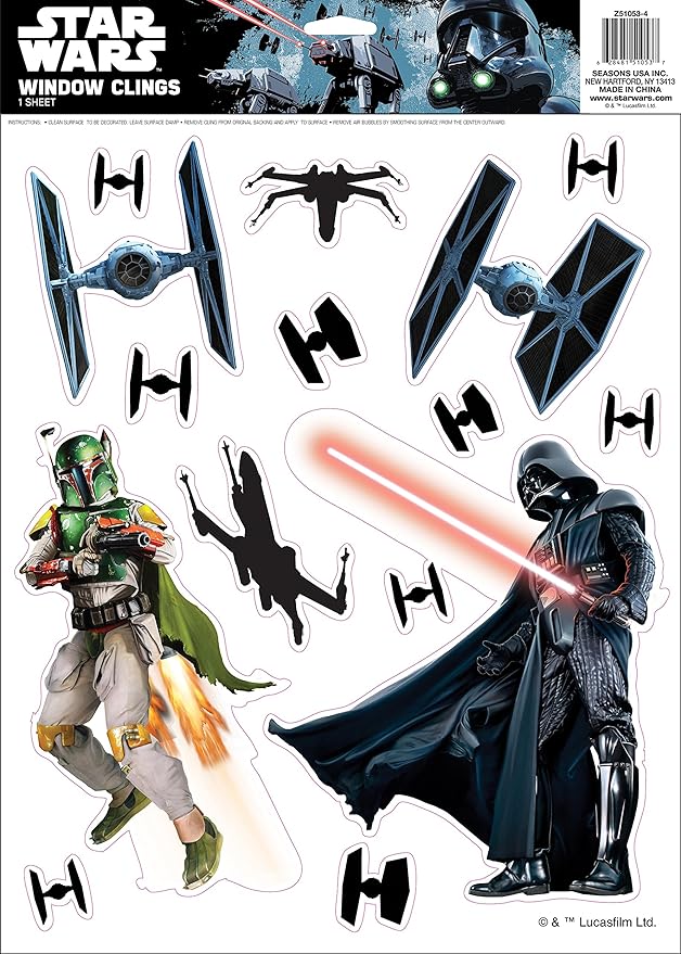 star wars window clings