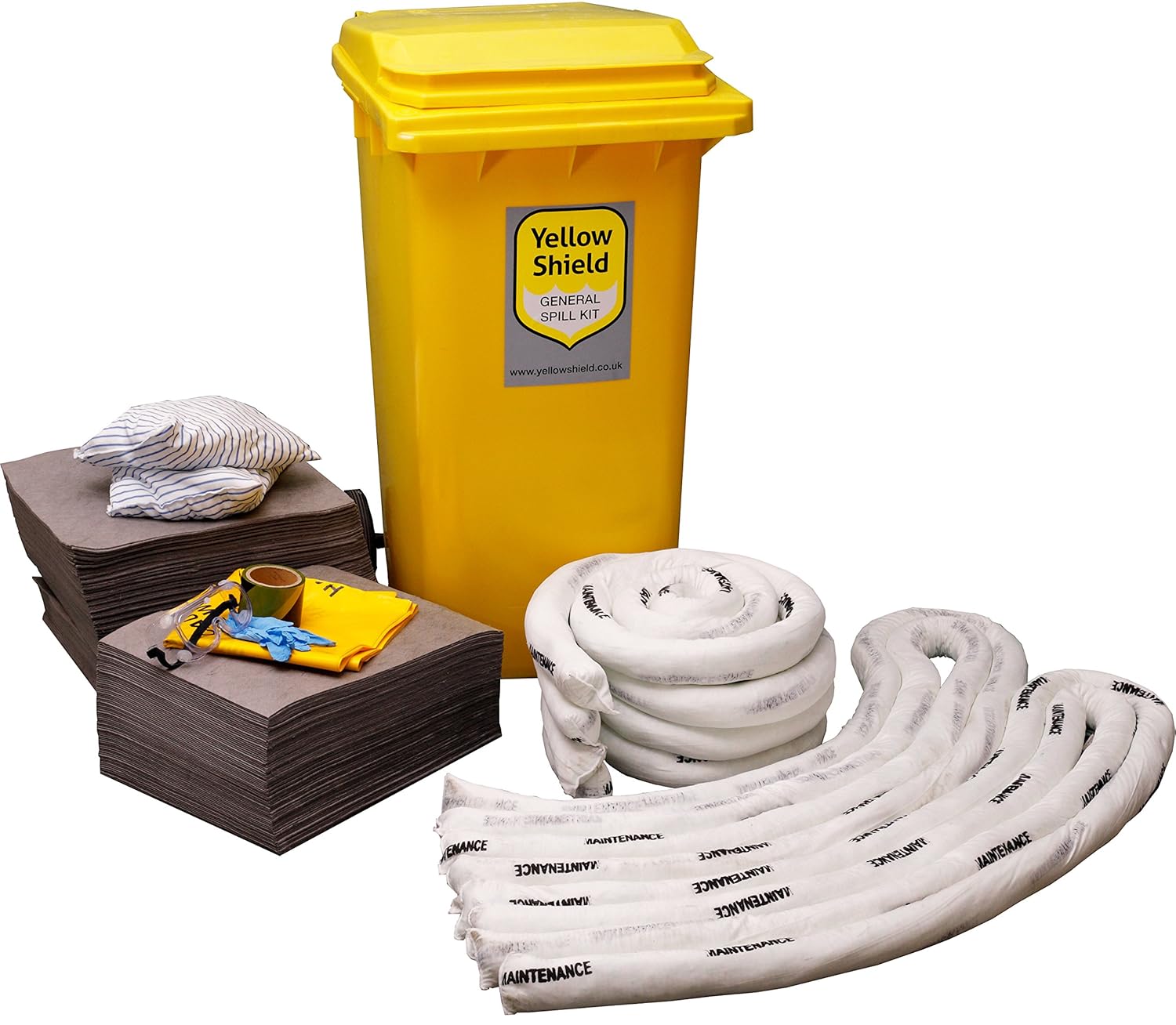 Wheelie Bin Spill Kit 250 Litre Amazon.co.uk Business, Industry