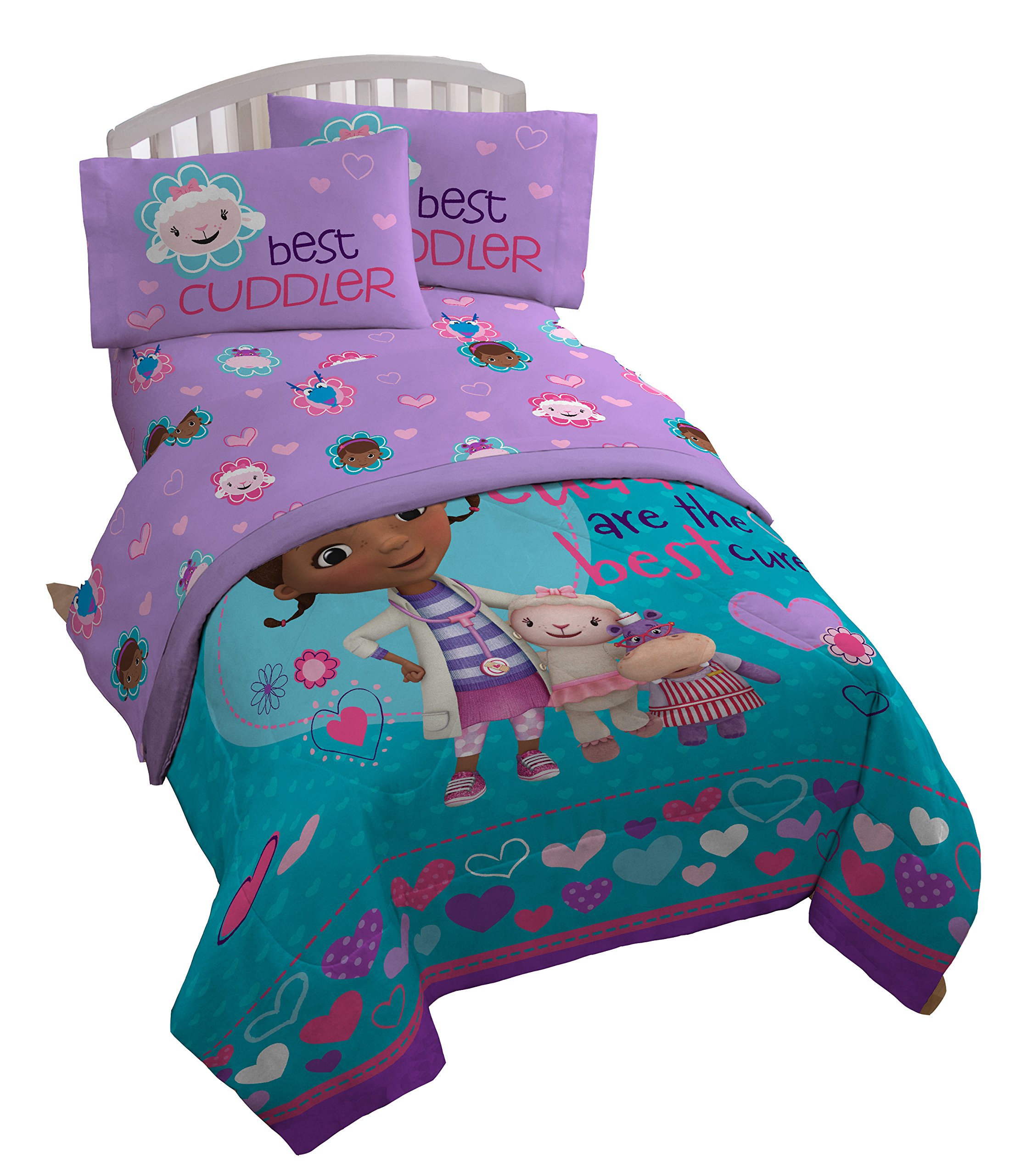 Disney Junior Doc Mcstuffins Cuddles Care 4 Piece Full Sheet Set Buy Online In El Salvador At Elsalvador Desertcart Com Productid 15666346