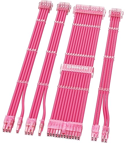 Amazon.com: Sirlyr PSU Cable Extension Kit - 8Pin PCIE (34cm