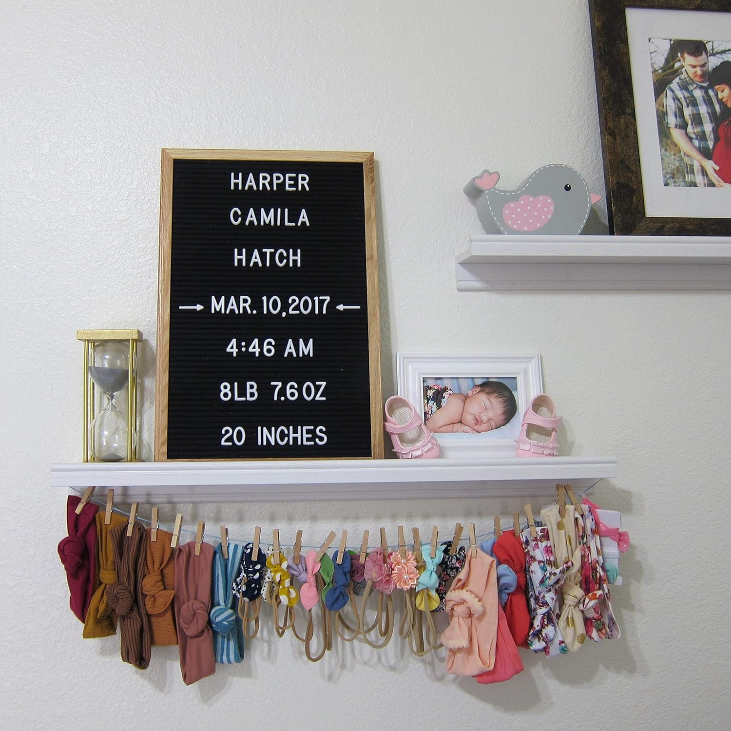 Felt Letter Board 12"x18" Oak Frame Letter Board With