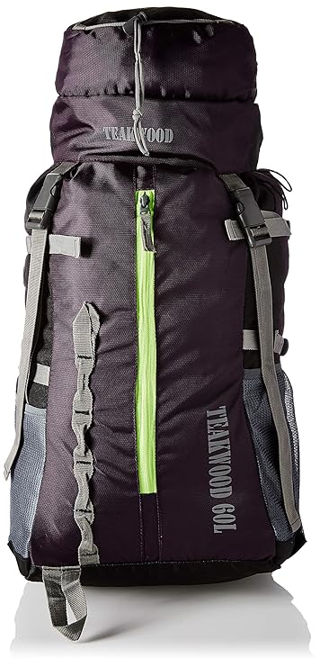Teakwood 60 Ltrs Voilet Trekking Backpack (RS_BK_04_Voilet)