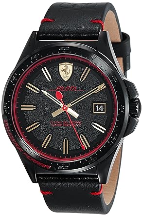 Scuderia Ferrari Analog Black Dial Mens Watch - 0830460