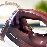 Breville SuperSteam Steam Iron 2400W Ceramic Soleplate 300ml Tank Red Silver view 9