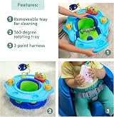 Bright Starts Finding Nemo SuperSeat Disney Baby Seat Blue 4 Months to 4 Years view 3