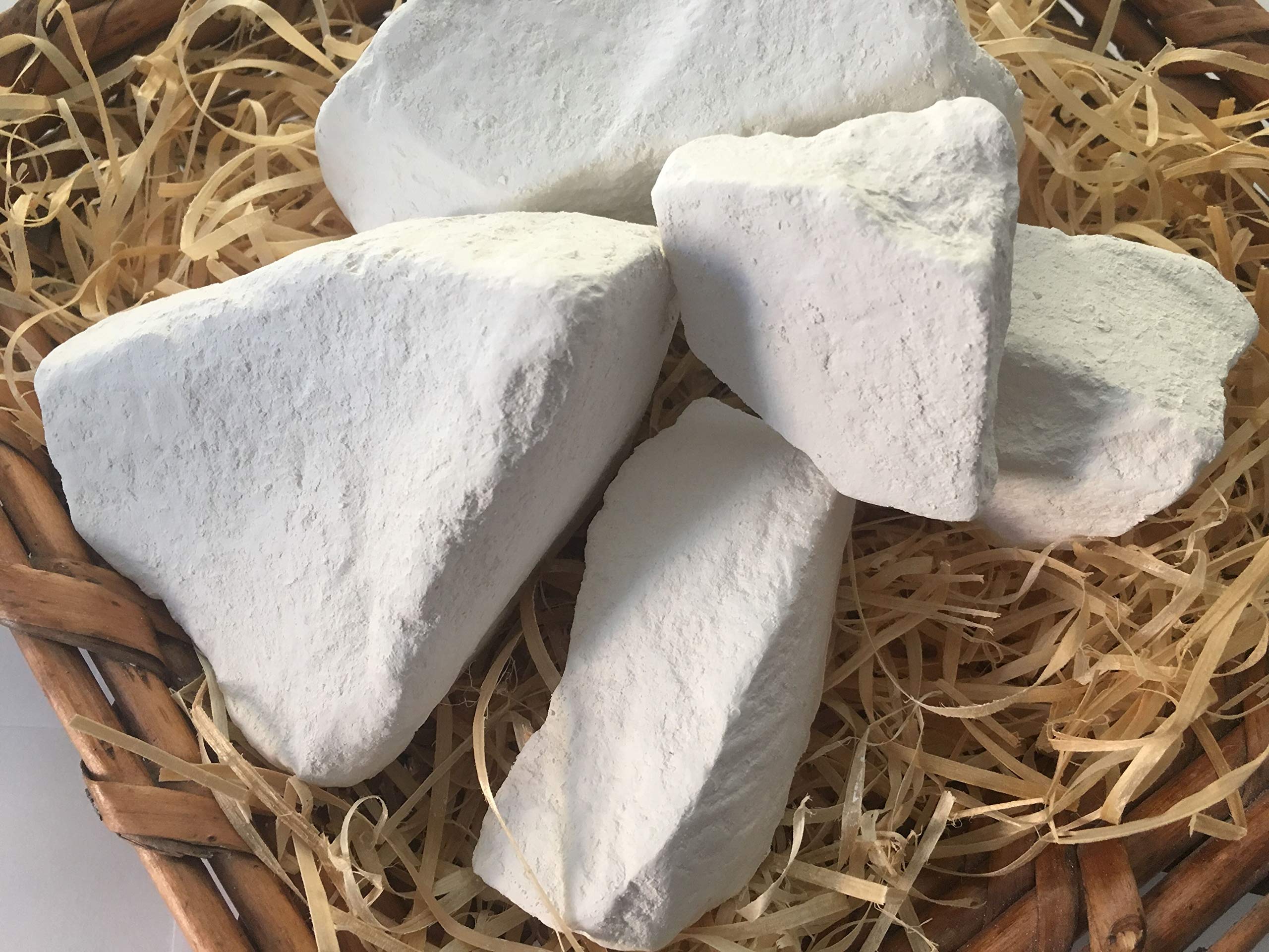 UCLAYS WHITE MOUNTAIN Edible Chalk Chunks (Clumps) Natural for Eating (Food), 1 lb (450 g)