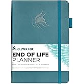 Clever Fox End of Life Planner – Final Arrangements Organizer for Beneficiary, Will Preparation, Last Wishes & Funeral Planning, A5 (Dark Teal)