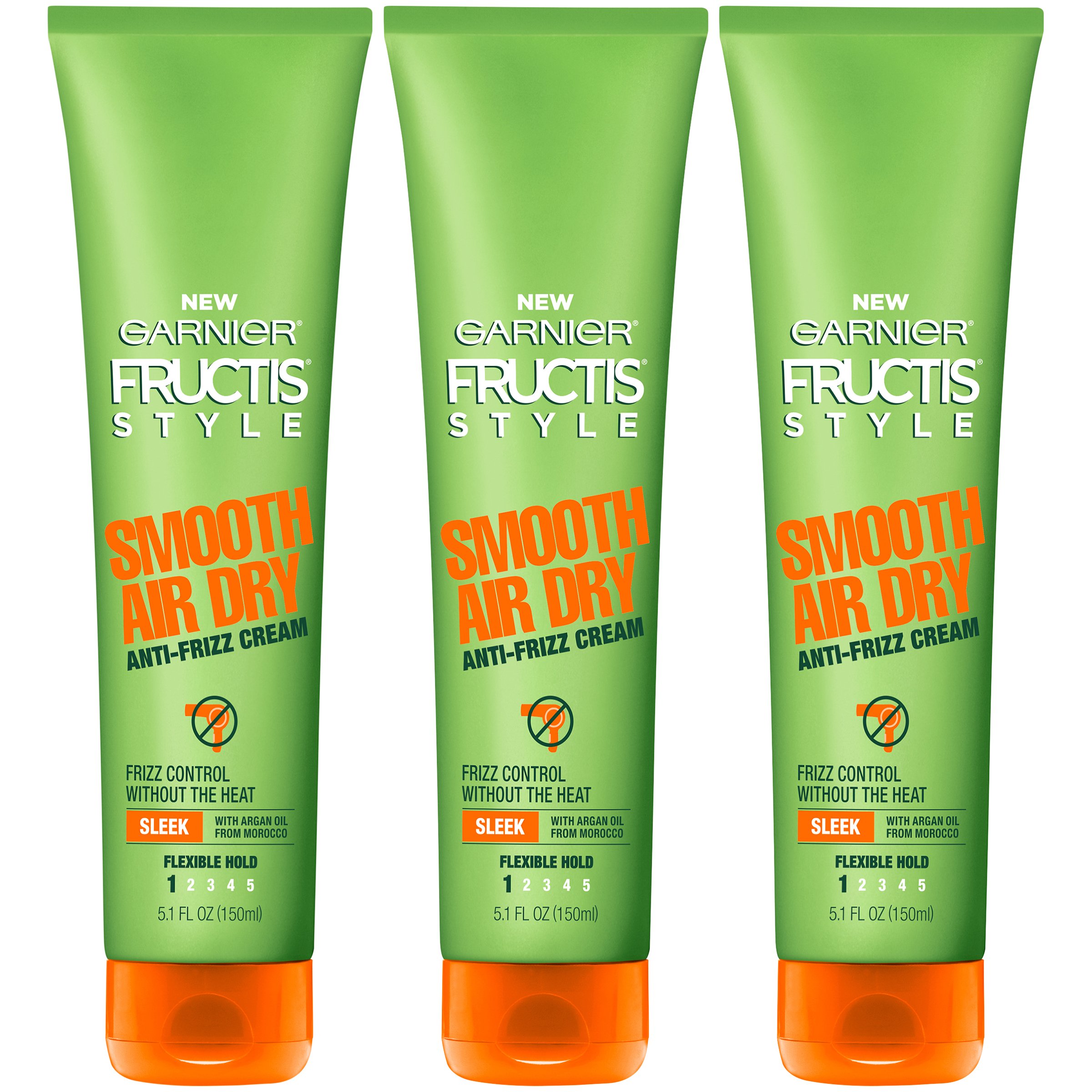 Garnier Fructis Style Smooth Blow Dry AntiFrizz Cream, 5.1 fl. oz. (Pack of 2) Beauty