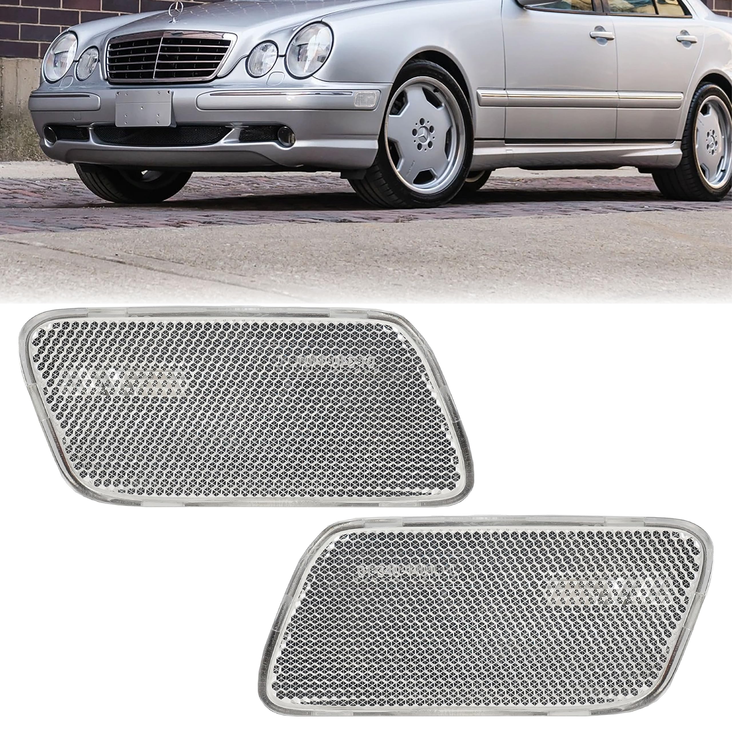 USR DEPO 96-02 W210 E-Class Clear Bumper Side