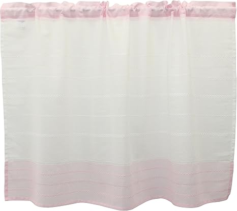 Amazon Sunnydayfabric カフェカーテン マカロン 約110cm幅 70cm丈 ピンク カフェカーテン オンライン通販