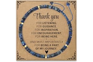 AGOT Thank You Gifts for Women: Teacher Appreciation Office Gifts for Coworkers Employee Boss Lady Manager Colleague Natural Stone Bracelet