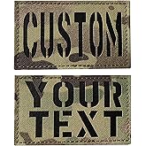 2 Pack Custom IR Infrared Call Sign Laser Cut Patch