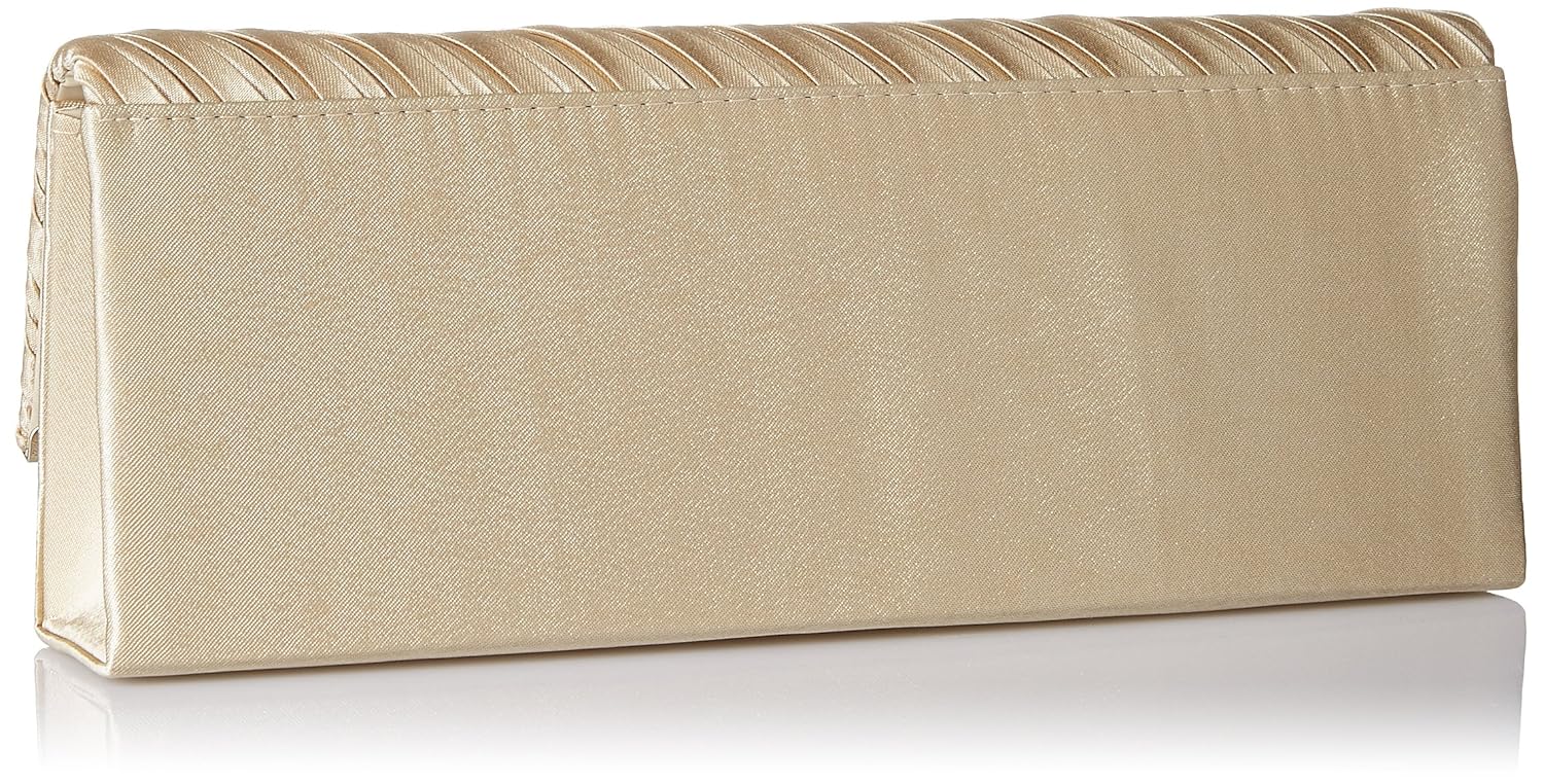 lino perros women clutch (gold)(lwcc00159)