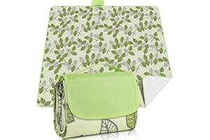BIPASION Picnic Blankets, 77"x79" Outdoor Waterproof Picnic Mat, Extra Large Camping Blanket Foldable Sandproof Beach Mat Por