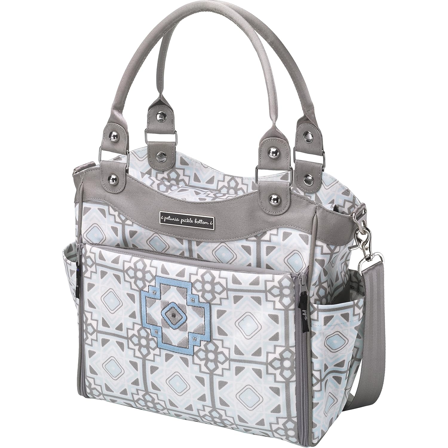 petunia pickle bottom black diaper bag