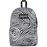 JanSport SuperBreak Plus Backpack with Padded 15-inch Laptop Sleeve and Integrated Bottle Pocket - Spacious and Durable Daypack for Work and Travel - Surreal Swirlies