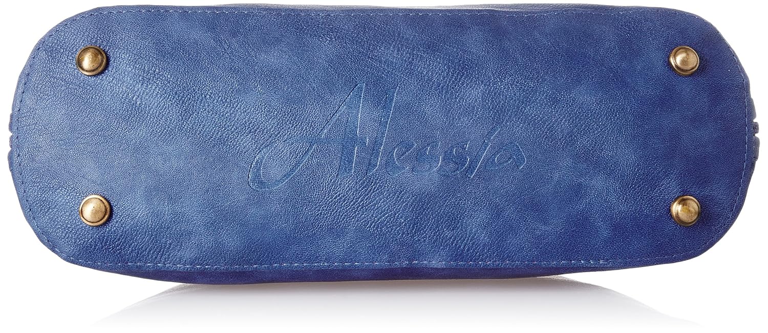 alessia74 women's satchel (blue) (su009c)