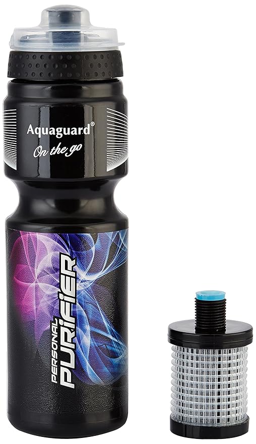 Eureka Forbes Aquaguard Personal Purifier Bottle, Black Amazon.in