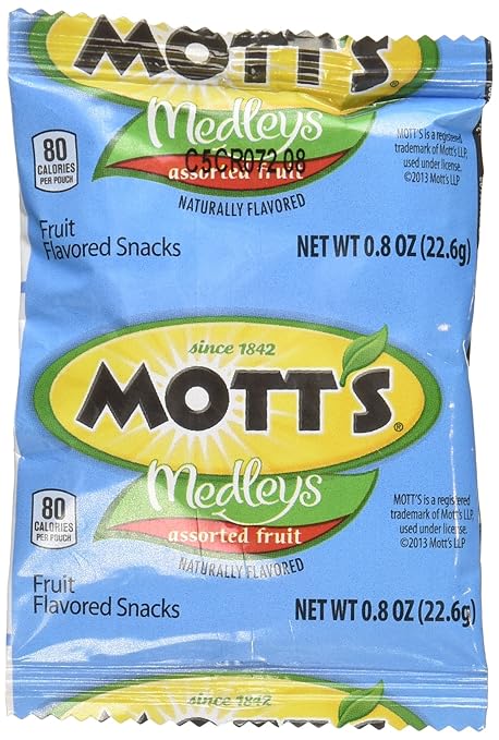 Mott S Medleys Assorted Fruit Flavored Snacks 80 Pouches 4lb By Mott S Amazon De Lebensmittel Getranke