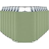 Blank Beer Can Coolers Sleeves (30-Pack) Soft Insulated Beer Can Coolies - HTV Friendly Plain Koolies in Bulk for Beer Cans & Bottles - Coolie Blanks for Vinyl Projects & Wedding Favors (Sage)