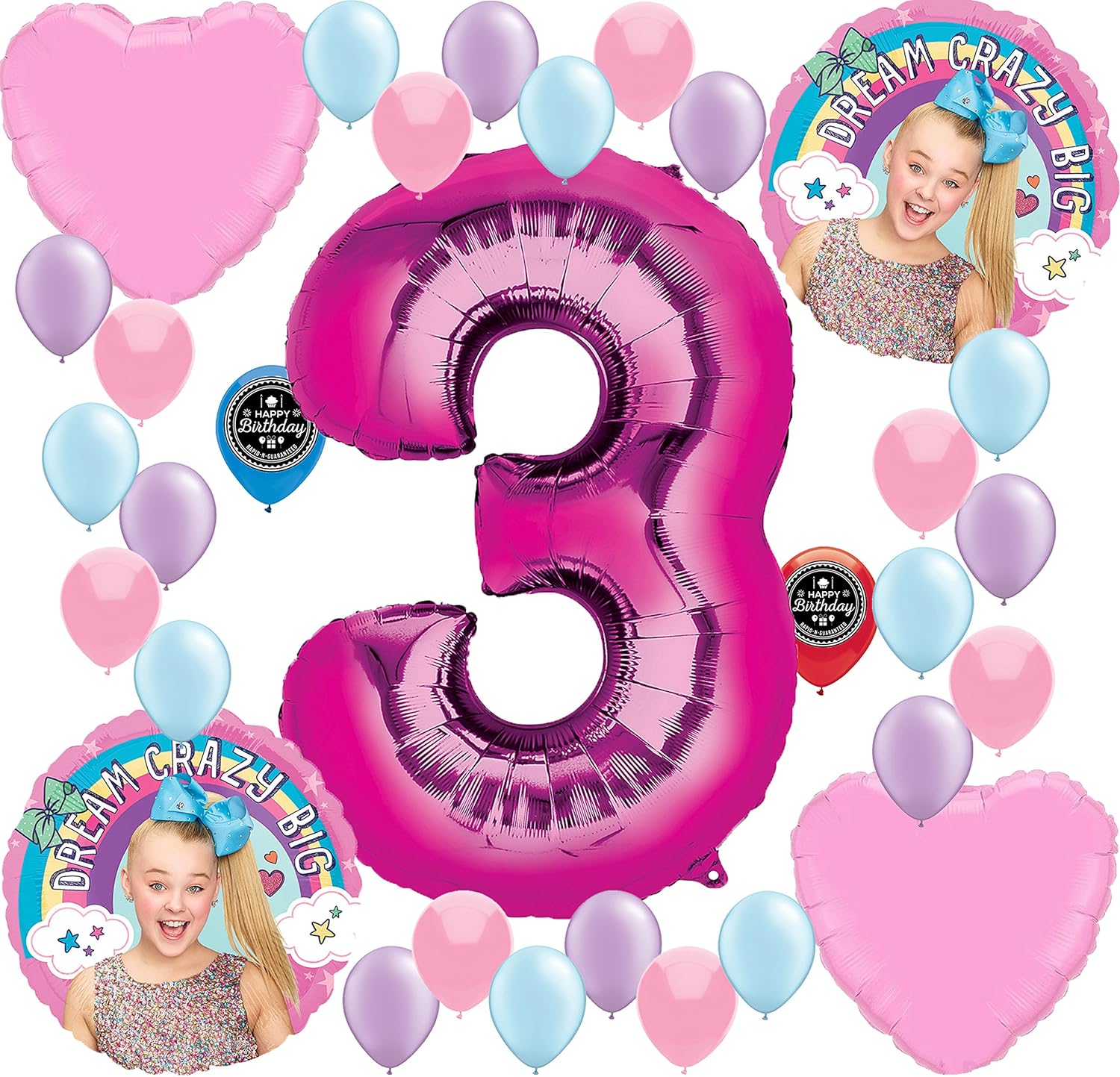 Amazon Com Jojo Siwa Party Supplies Birthday Balloon Decoration
