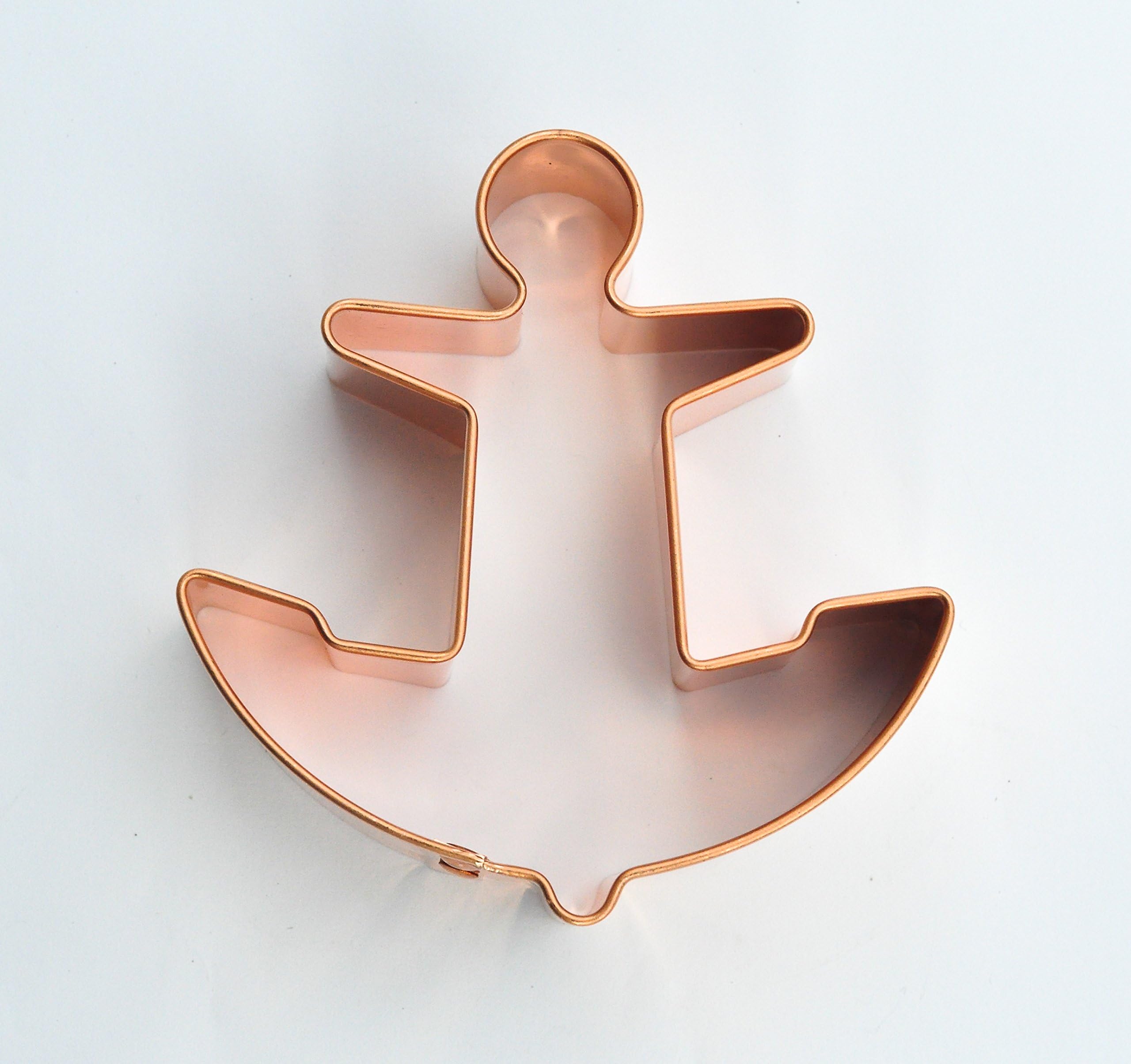 ecrandal Anchor copper cookie cutter