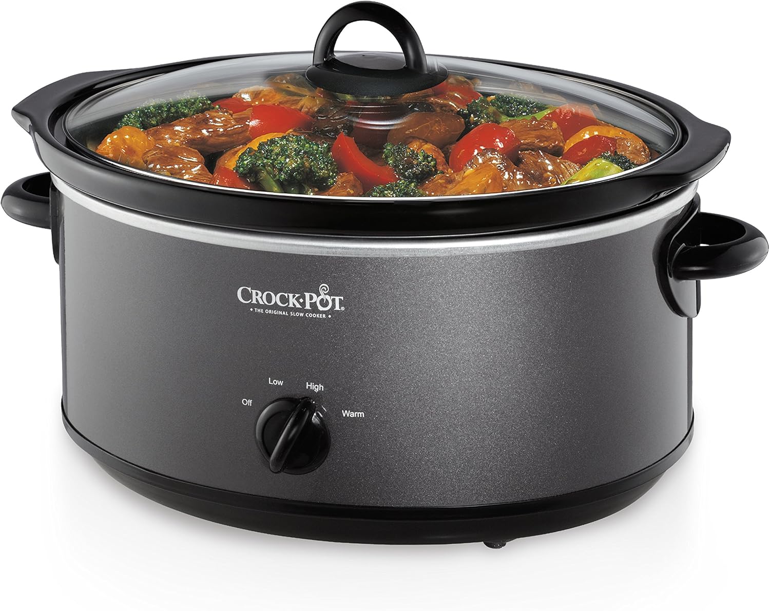 Crockpot SCV700-KC crock pot, 7 quarts, Charcoal: Kitchen & Dining