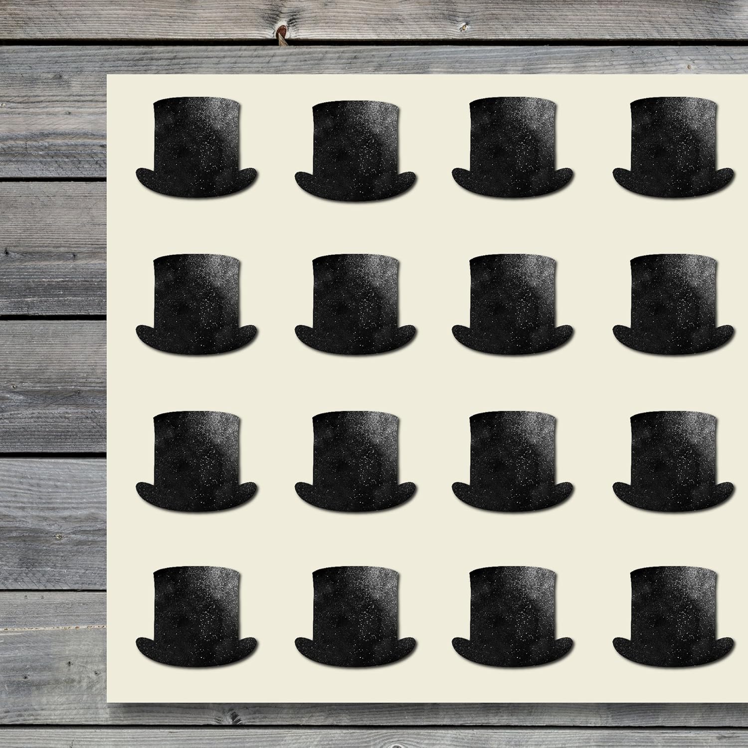 Amazon Top Hat Craft Stickers 30 Stickers At 1 5 Inches Great