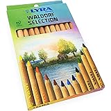 Lyra Waldorf Selection Triangular Colouring Pencils - Assorted Colours - Pack of 12