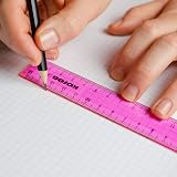 Kores Transparent Ruler 15cm with Inking Edge Random Colour view 5
