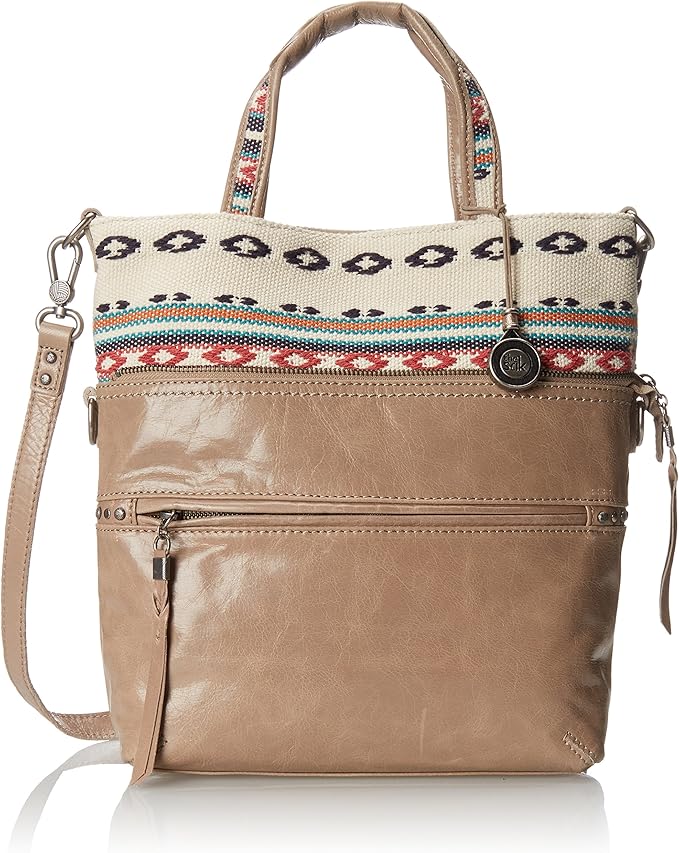 The Sak Brea Convertible Tote Cross Body Bag, Shitake Loom, One Size