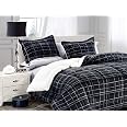 Piumone Elegant Comfort Matrimoniale Queen – 221x200 Cm – Microsuede E Sherpa Reversibile – Nero – Morbido E Caldo