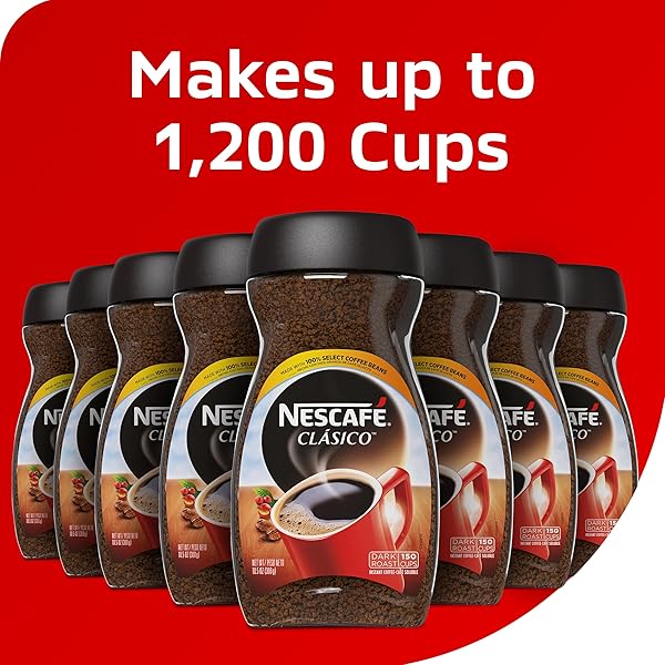 NESCAFÉ CLÁSICO, DARK ROAST INSTANT COFFEE, 10.5 OZ. JAR?