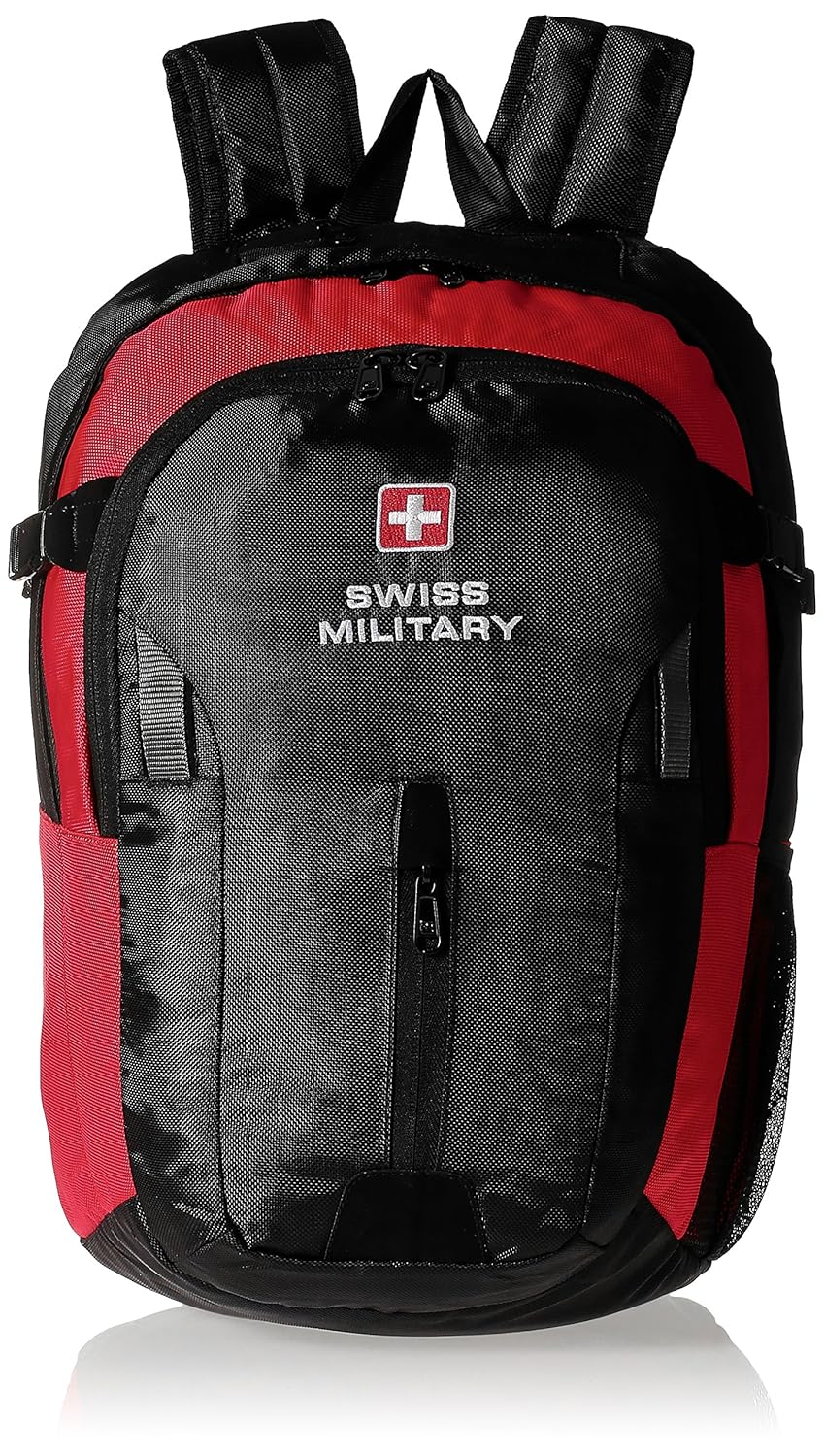 swiss military polyester 25 ltrs black laptop backpack