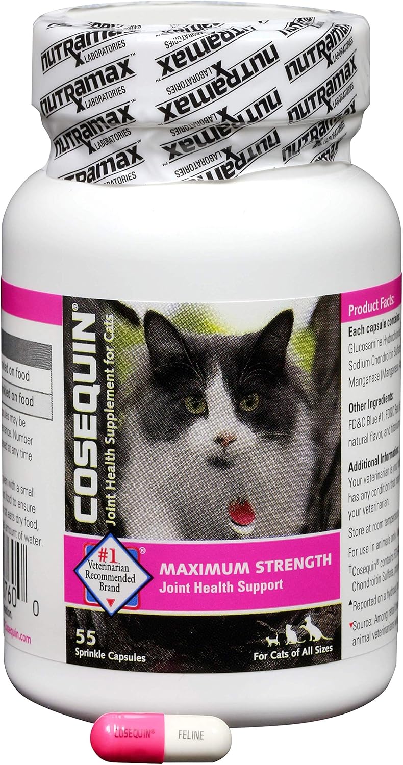 Nutramax Cosequin 80 Sprinkle Capsules for Cats : Pet Bone And Joint Supplements : Pet Supplies
