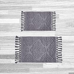 Jean Pierre - Ricardo Bath Mats, Set of 2 Woven