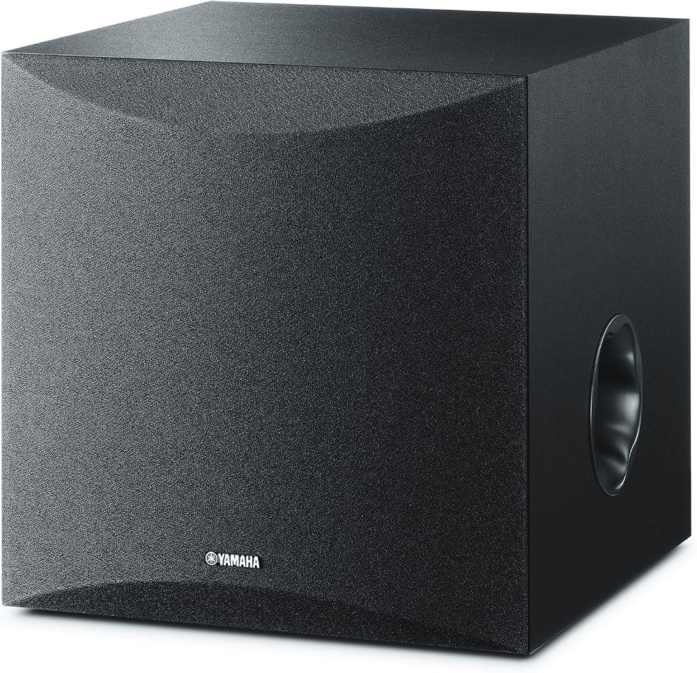Yamaha NSSW050 Powered Subwoofer with 8 Drivers Black 20 cm Woofer