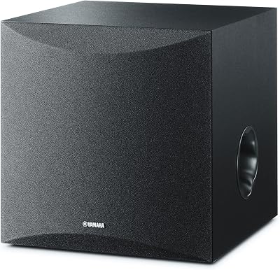 Yamaha NSSW050 Powered Subwoofer with 8 Drivers Black 20 cm Woofer