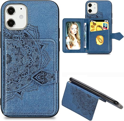 Amazon Com Wintming Compatible With Iphone 12 Pro Max 6 7 Wallet Case Card Holder Kickstand Folio Flip Leather Case With Magnetic Protective Cover For 12 Pro Max 5g