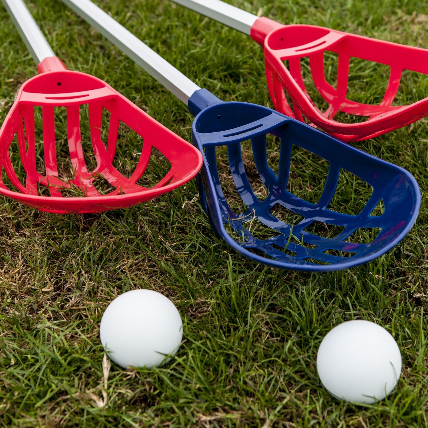 Champion Sports Soft Lacrosse Set: Training Equipment for Boys, Girls, Kids, Youth and Amateur Athletes - 12 Aluminum Sticks and 6 Vinyl Balls for Indoor Outdoor Use : Lacrosse Equipment : Sports & Outdoors
