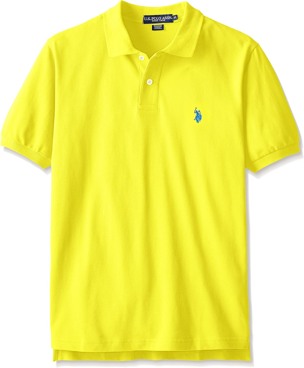 U.S. Polo Assn. Mens Classic Small Pony Solid Pique Polo Shirt at  Men’s Clothing store